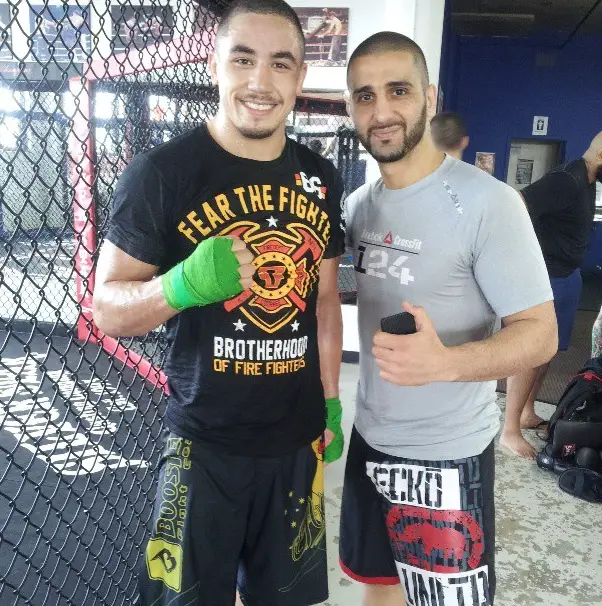 Robert Whittaker at Tristar Gym